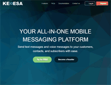 Tablet Screenshot of kedesa.com